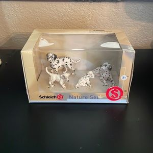 Schleich dog nature set new in box